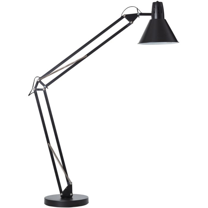 Brilliant 92710/06-BR-EOL Vloerlamp Winston zwart 180cm