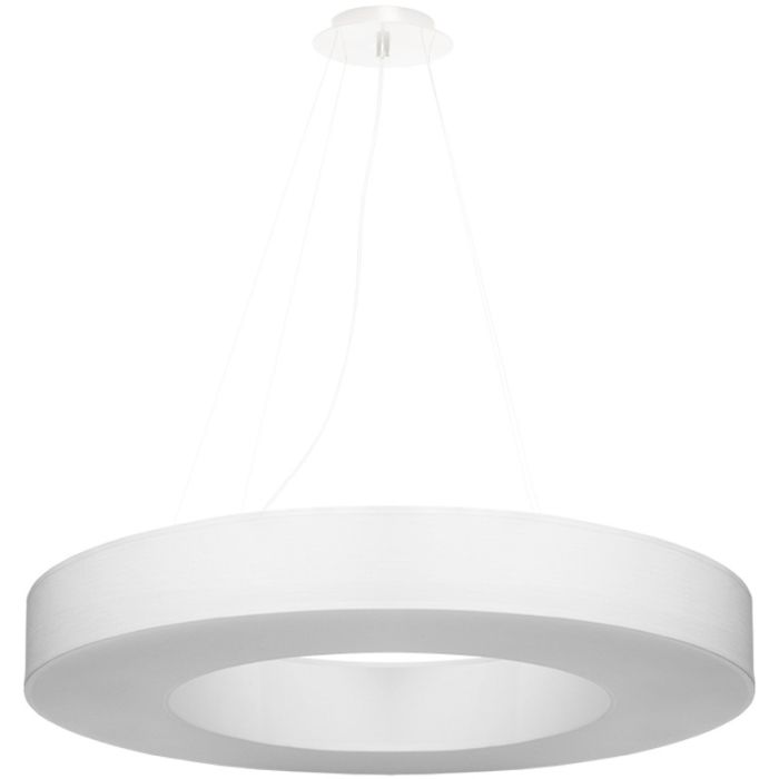 Sollux Saturno SL.0753 grote witte hanglamp van textiel