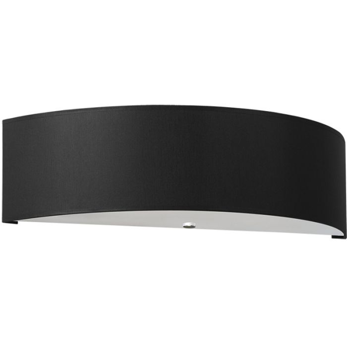 Sollux Skala SL.0764 zwarte wandlamp van textiel