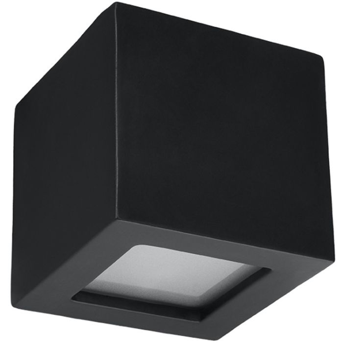 Sollux Leo SL.0872 zwarte wandlamp