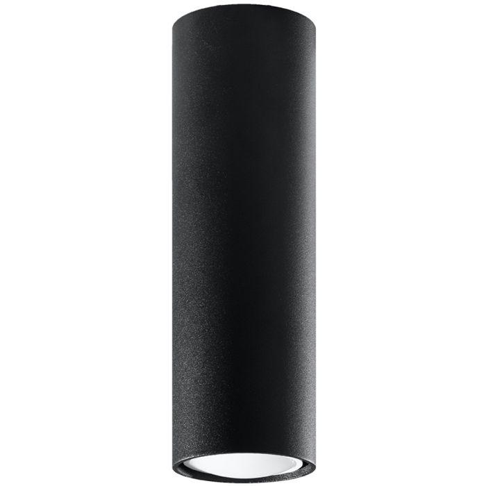 Sollux Lagos SL.1001 zwarte buis plafondlamp