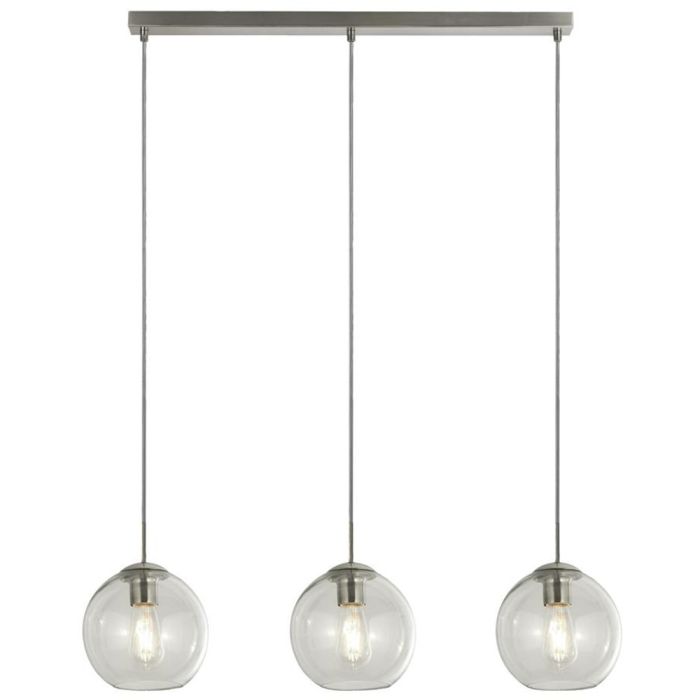 Searchlight Balls 1033-3CL hanglamp met drie helder glazen bollen