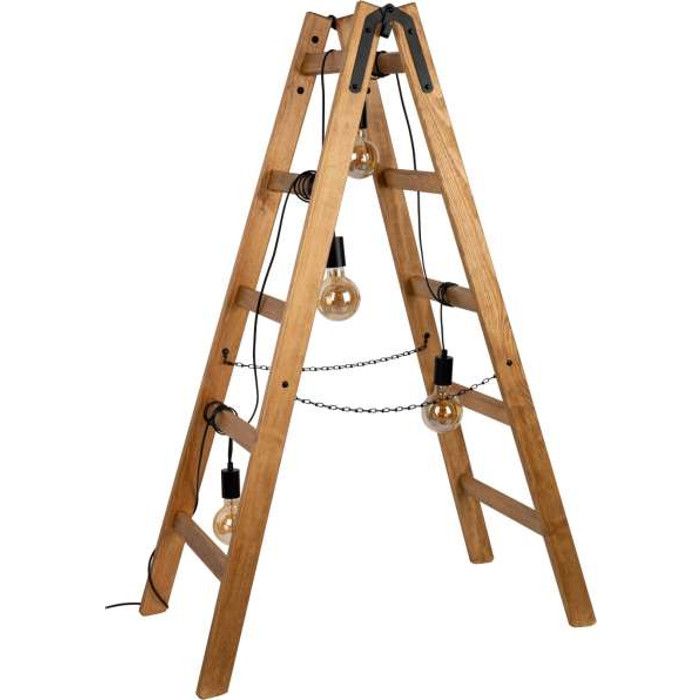 Spotlight Ladder 1219451 grenen houten vloerlamp