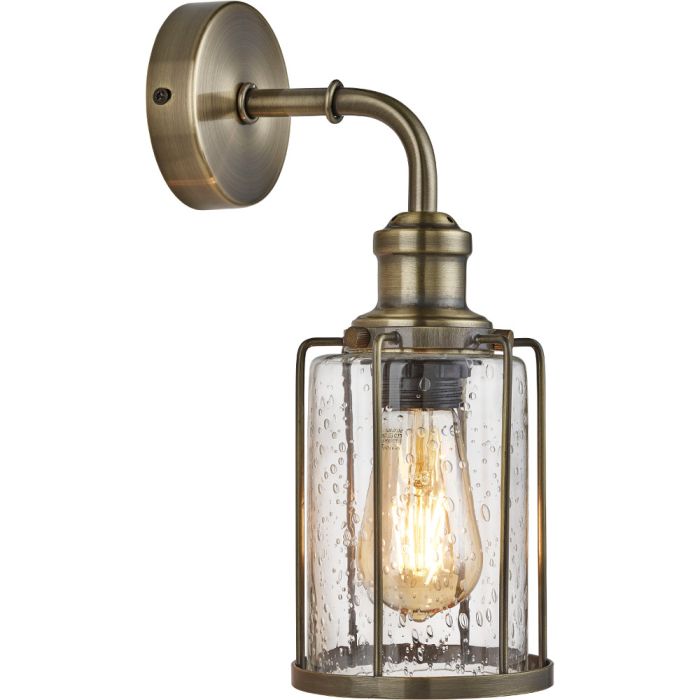 Searchlight Pipes 1261AB antiek bronzen wandlamp