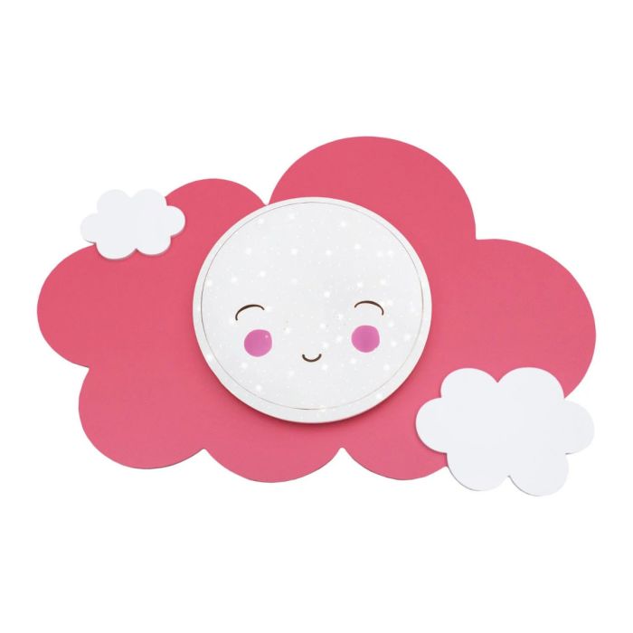 Elobra Wolkensmile oudroze kinderlamp 137574
