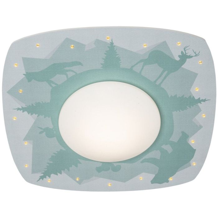 Elobra Woud 139554 mintgroene plafondlamp