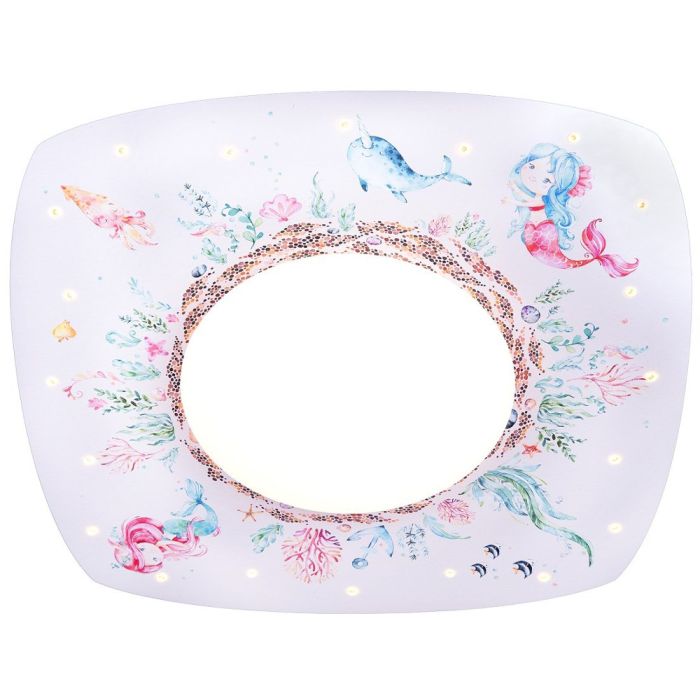 Elobra Zeemeermin 140673 roze kinderlamp