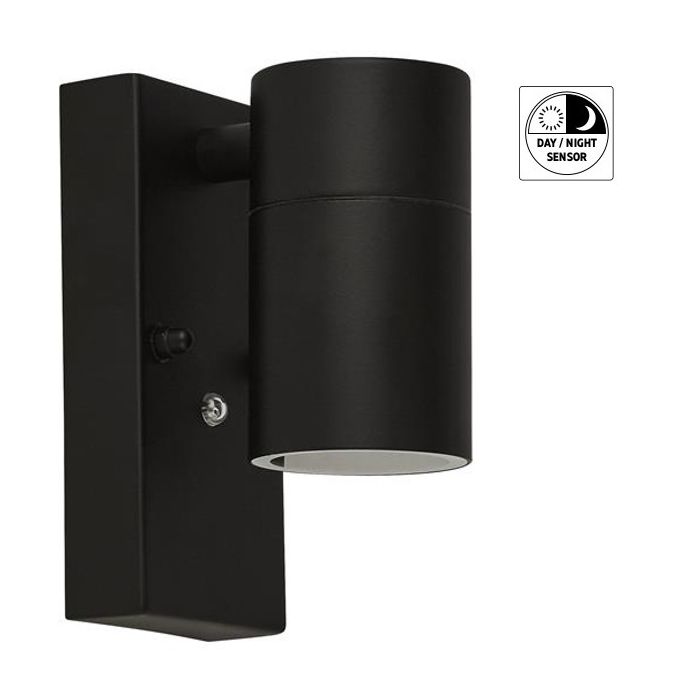 Searchlight Rochester 14601BK buitenlamp met dag nacht sensor