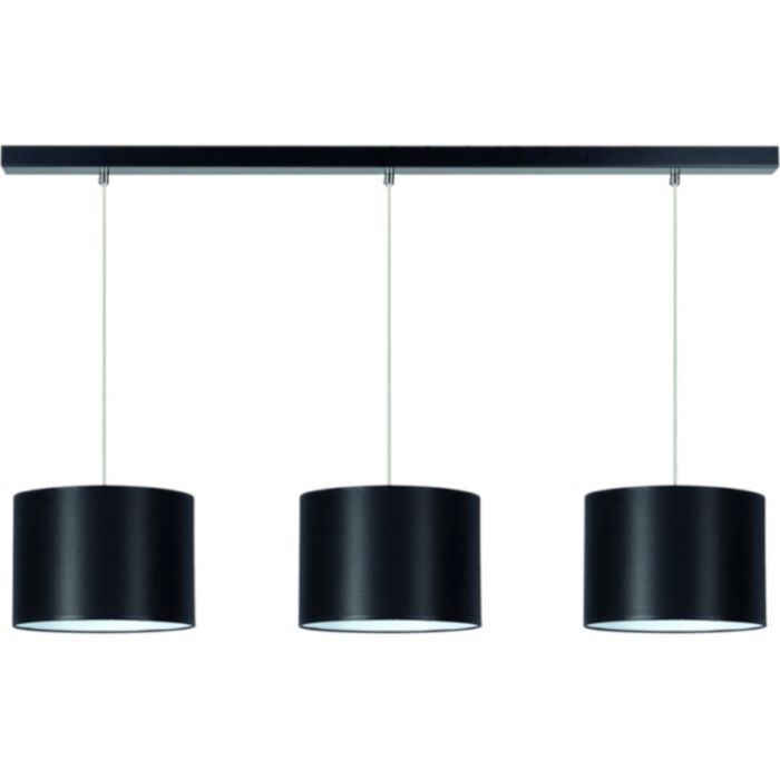 Britop Dove 15400304 zwarte hanglamp van metaal en textiel