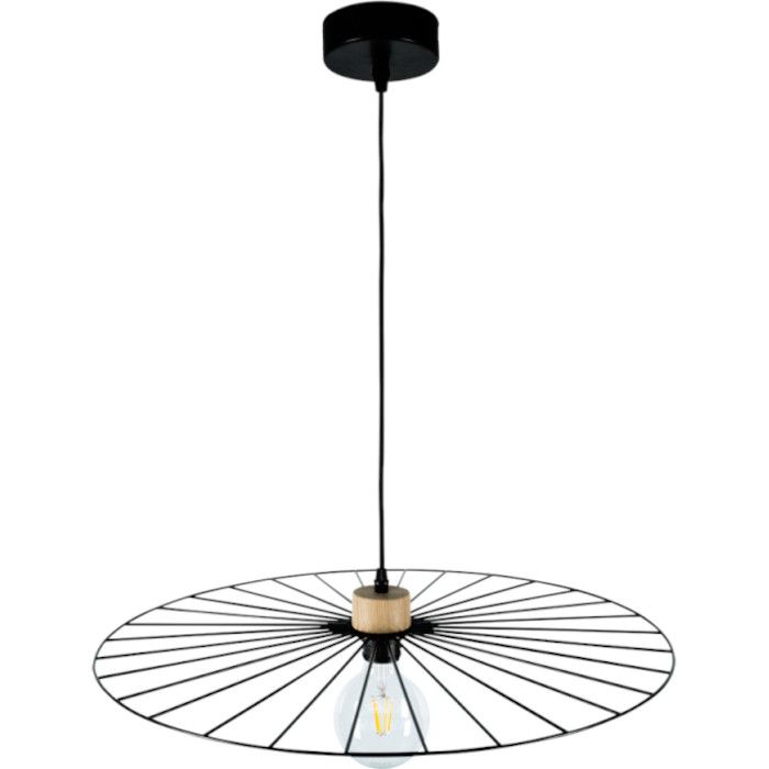 Britop Antonella 189419104 zwarte hanglamp van metaaldraad