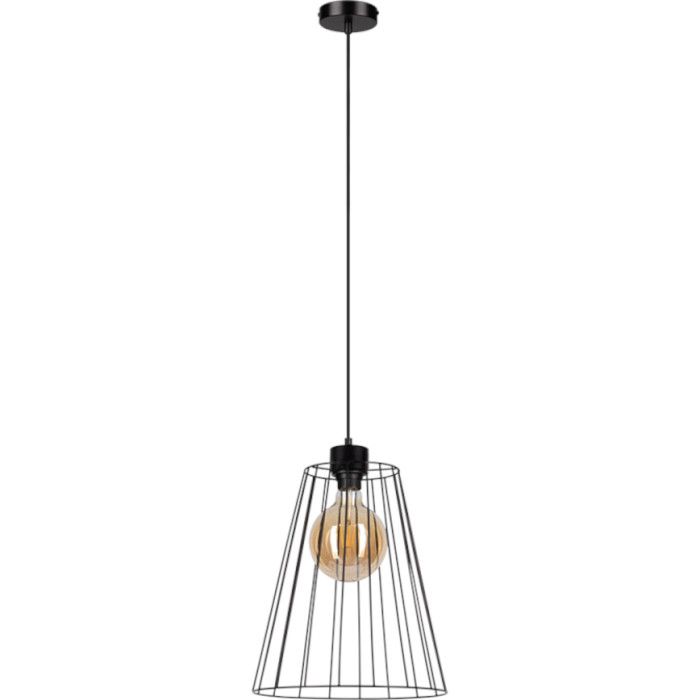 Britop Swan 19349104 zwarte hanglamp van metaaldraad