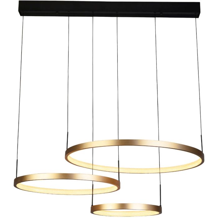 Searchlight Grace 20227-3GO goud kleurige hanglamp