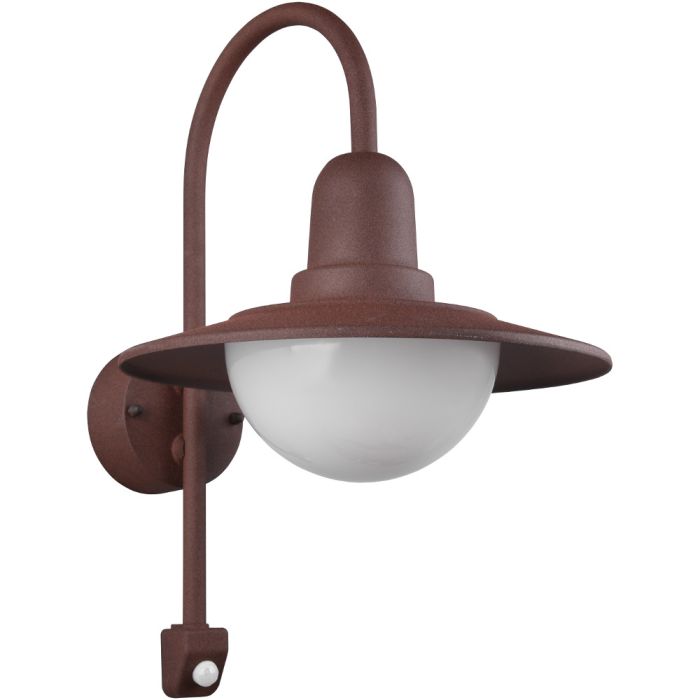 Sensorlamp Norman roest 45cm
