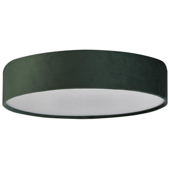 Searchlight Drum 23298-3GR groen fluwelen plafonniere