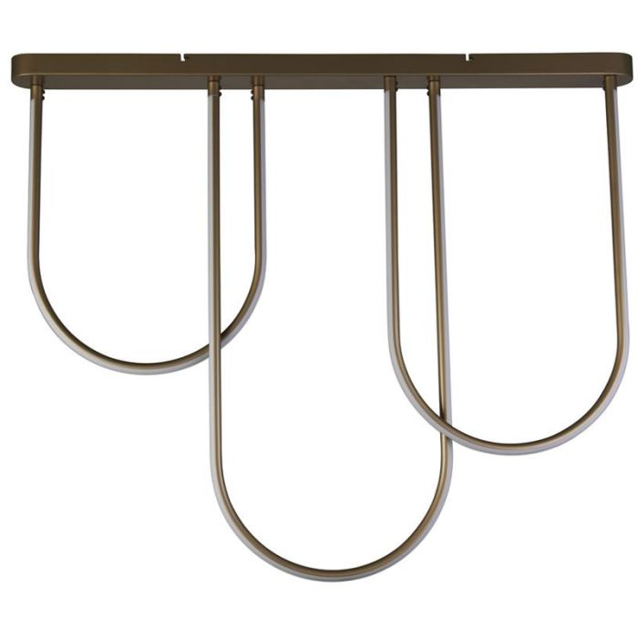 Searchlight Chime 23325BZ grote bronzen plafondlamp