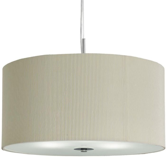 Searchlight Drum 2356-60CR creme kleurige hanglamp