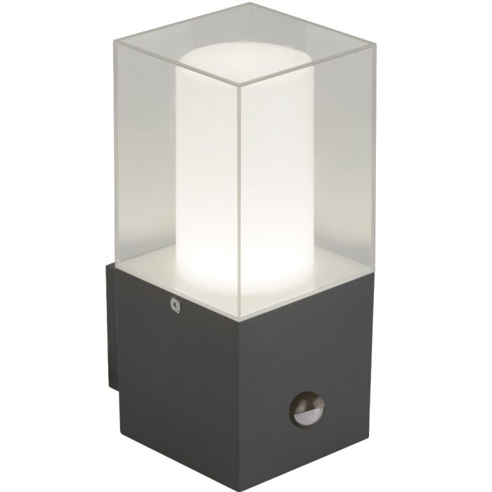 Searchlight Granada 2581GY wandlamp met bewegingsmelder