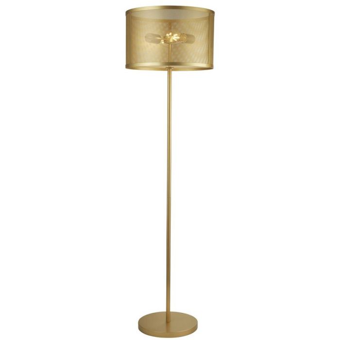 Searchlight Fishnet EU2832-2GO mat gouden vloerlamp