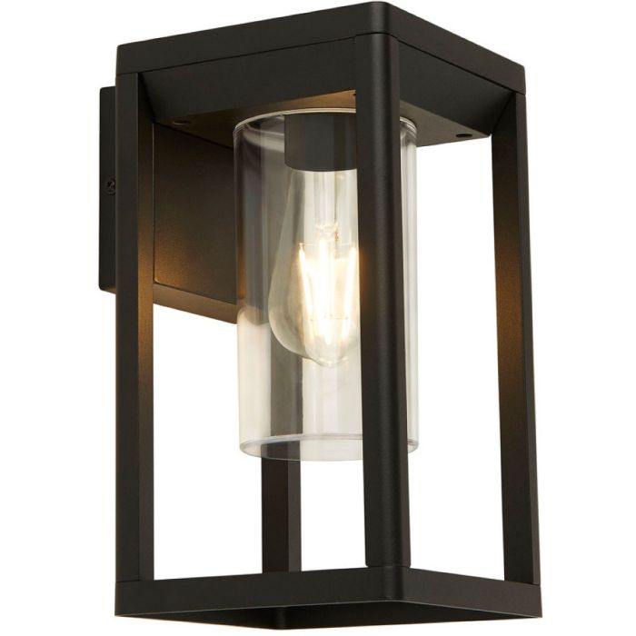 Searchlight Atlanta 28731BK zwarte wandlamp