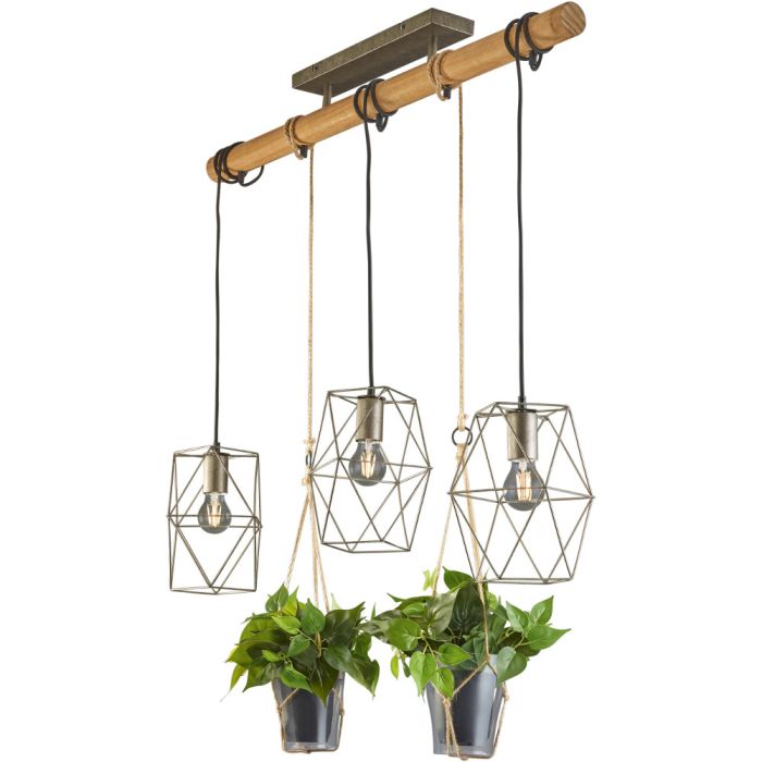 Hanglamp Plant staal 100cm