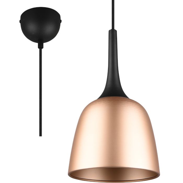 Trio Chiron 310800108 mat messing hanglamp