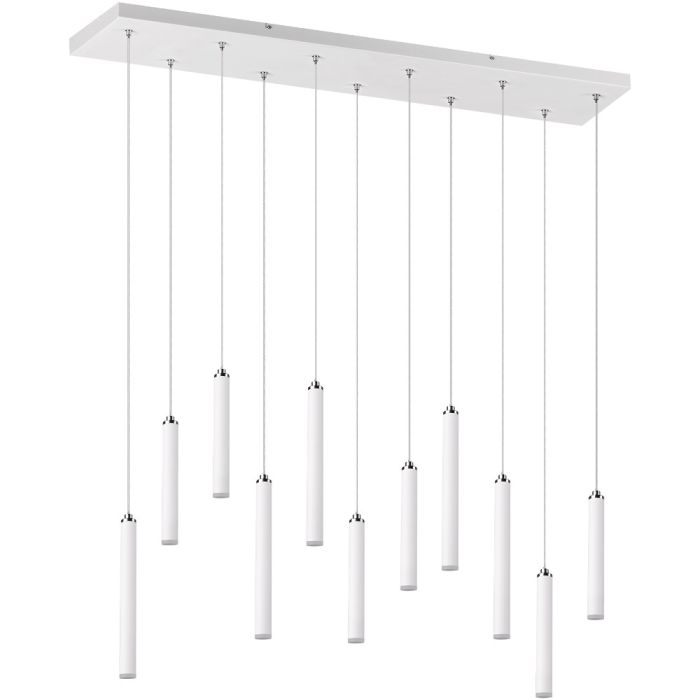 Trio Tubular 321611131 mat witte buizen hanglamp