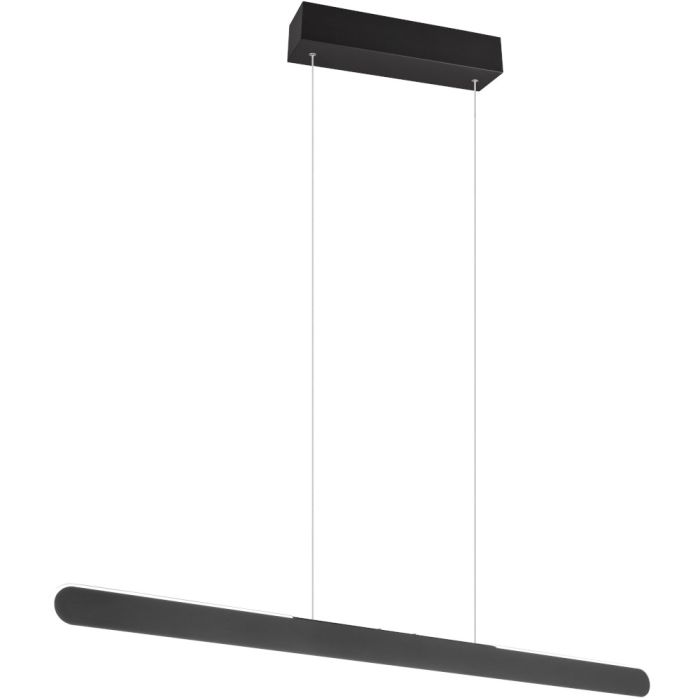Trio Helios 343310132 mat zwarte hanglamp met liftfunctie
