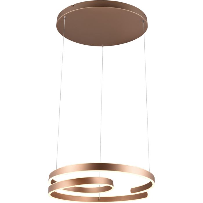 Trio Marnie 344110165 koffie kleurige hanglamp