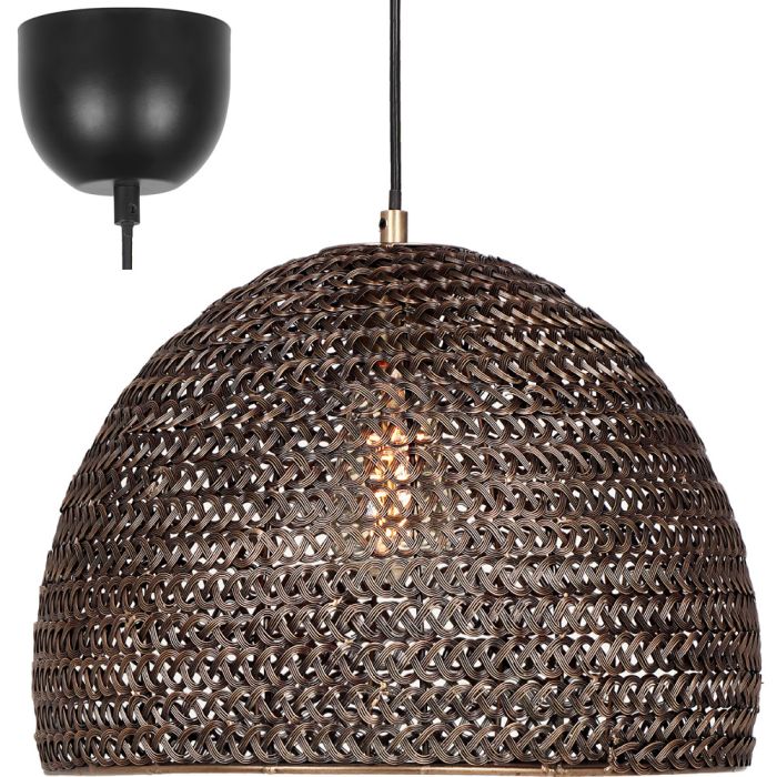 Trio Kamara 365290104 bronzen hanglamp