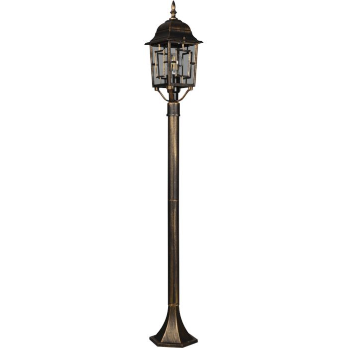 Trio Volturno 405960128 zwart gouden paallamp