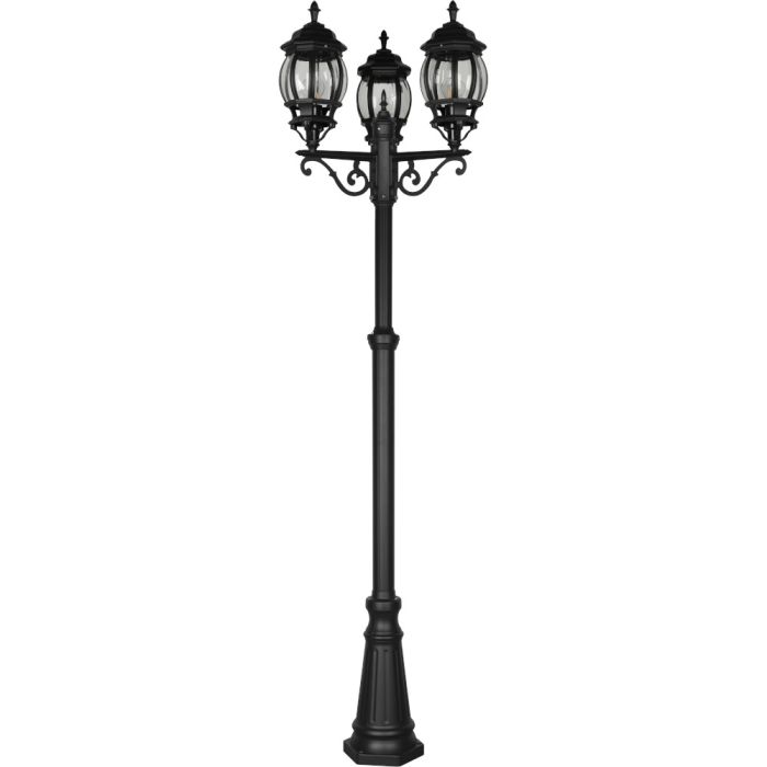 Trio Elvo 406960332 zwarte lantaarnpaal