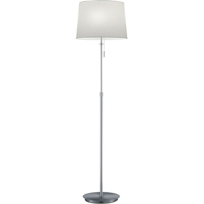 Trio Lyon 409100307 staal kleurige vloerlamp