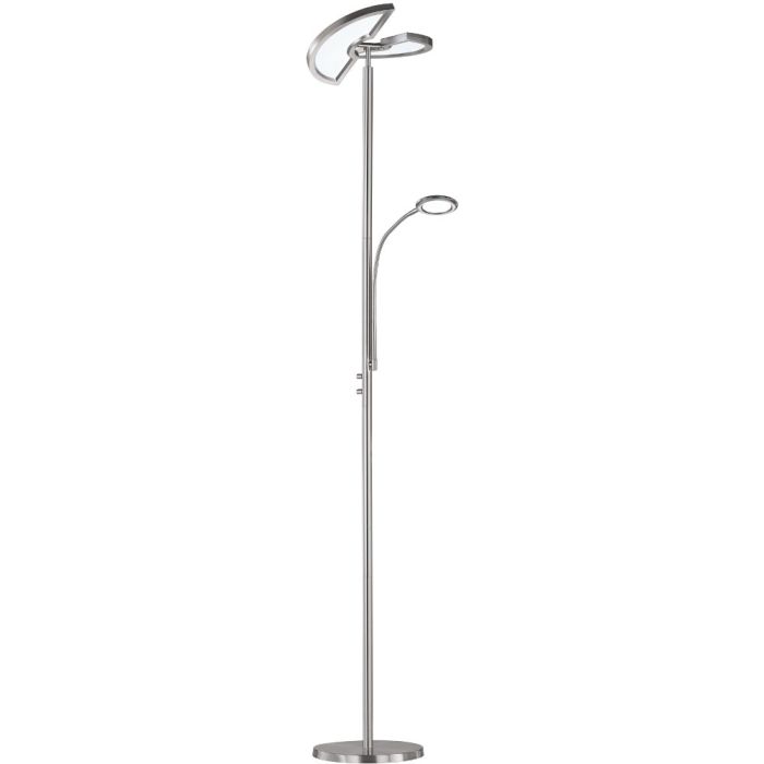 Trio Split 424910207 staal kleurige uplighter