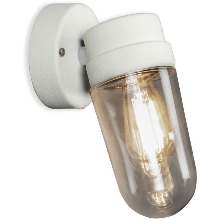 Konstsmide Vega 429-250 mat witte buitenlamp