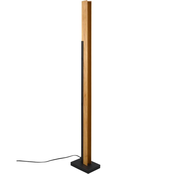 Trio Kerala 441610132 houten vloerlamp met LED strip