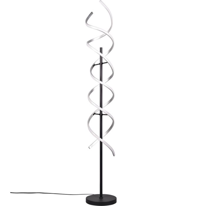 Trio Sequence 441810205 aluminium kleurige vloerlamp