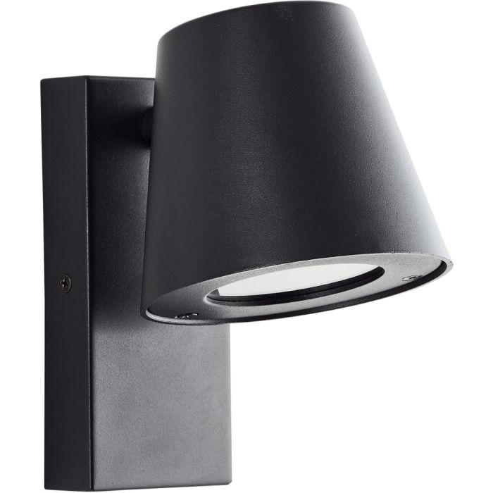 Brilliant Bari 44320/06 zwarte buiten wandspot