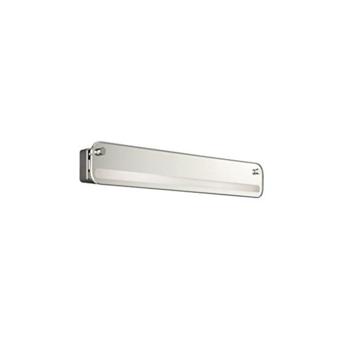 Eseo Luna 455761713 staal kleurige wandlamp met glas