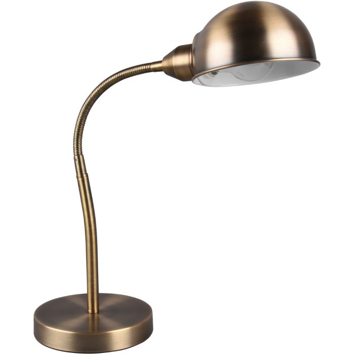 Trio Perry 504900104 oud bronzen bureaulampje
