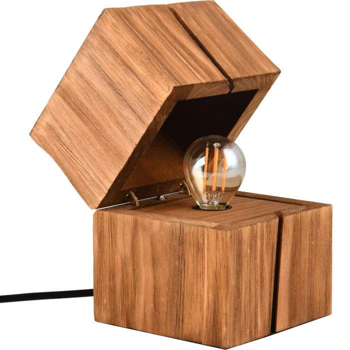 Trio Treasure 514110130 natuurhouten tafellamp