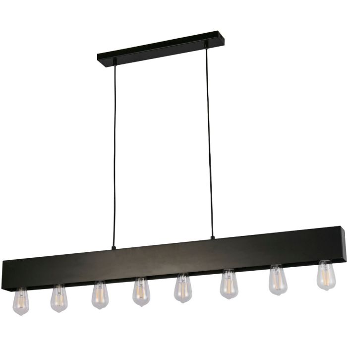 Searchlight Piano 51607-8BK mat zwarte hanglamp