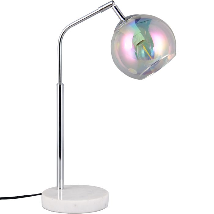 Trio Paxton 516900106 tafellamp met iriserend glas