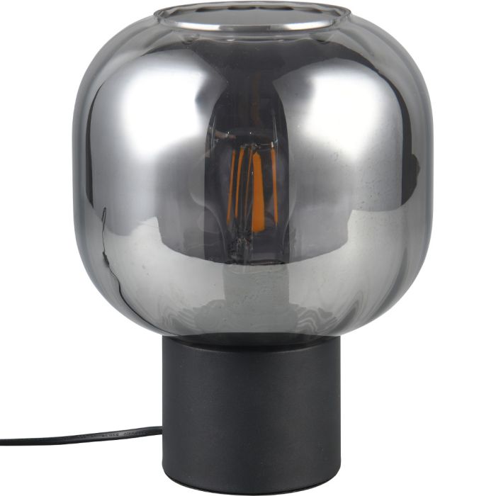 Trio Diva 519800132 chroom verdampt glazen tafellamp