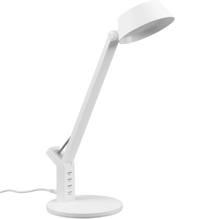Trio Ava 523090131 witte bureaulamp