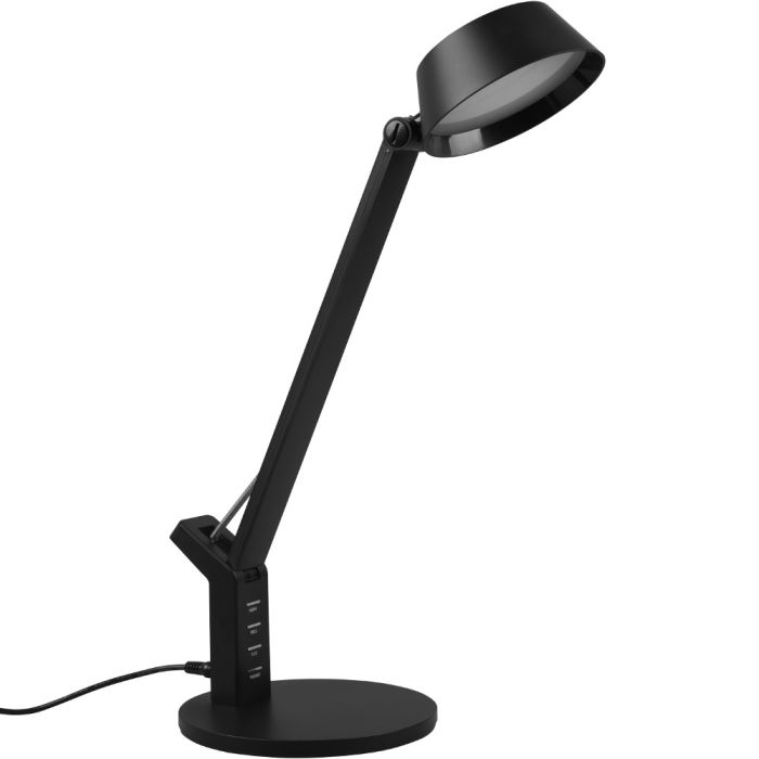 Trio Ava 523090132 zwarte bureaulamp