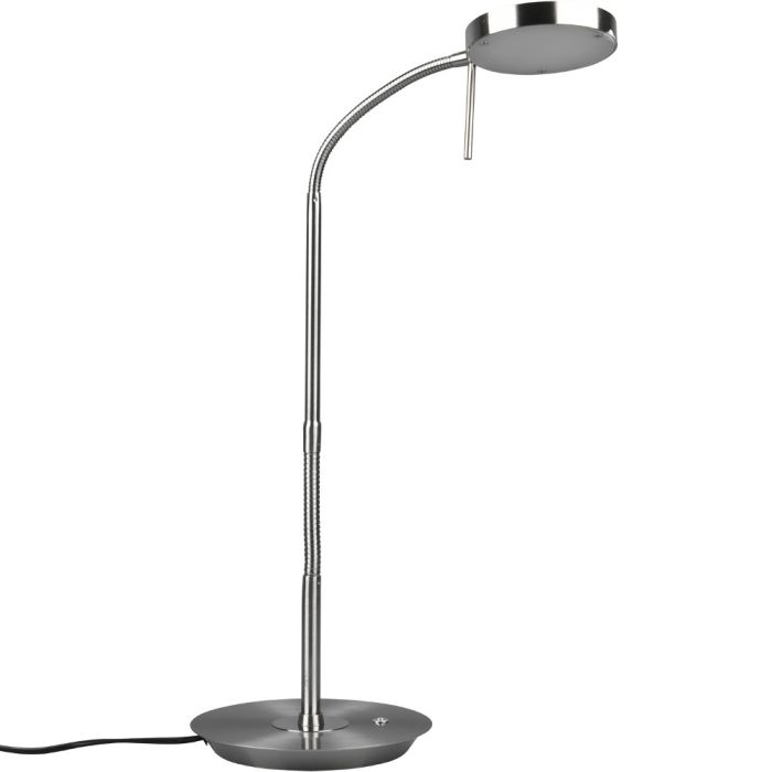 Trio Monza 523310107 staal kleurige tafellamp
