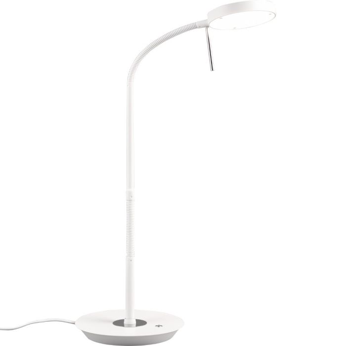 Trio Monza 523310131 mat witte bureaulamp