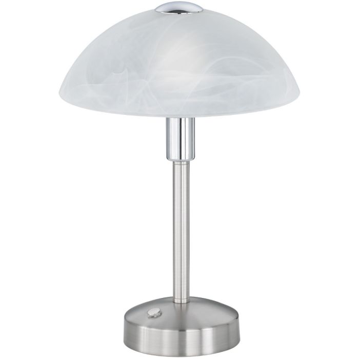 Trio Donna 525790107 staalkleurig tafellampje