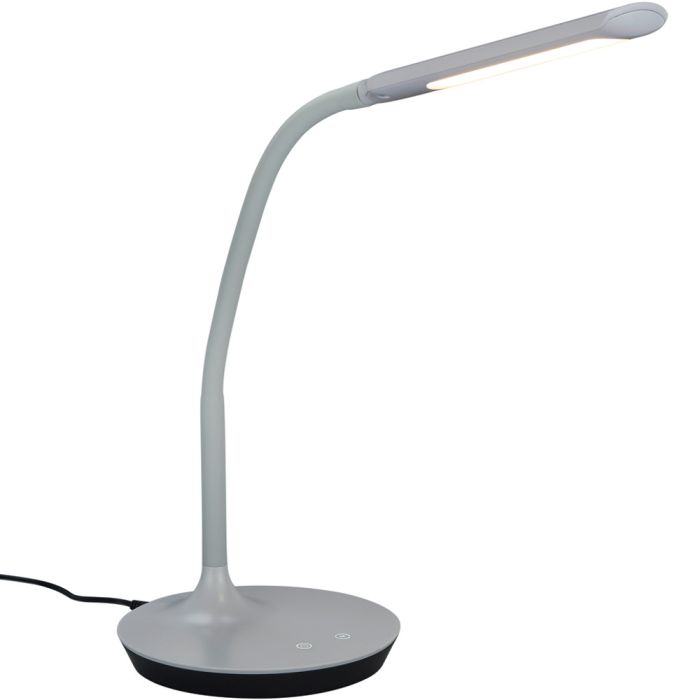Trio Polo 527090111 grijze bureaulamp