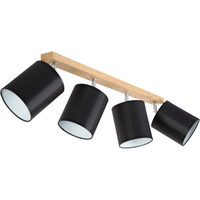 Britop Aprillia 56746474 eikenhouten spot met zwarte kappen